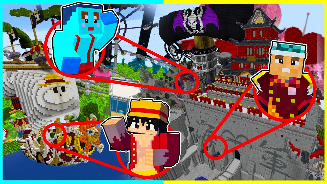 ⭐ワンピースの世界で仲間を集めて海賊団つくるまで帰れません！！【まいくら/マインクラフト】