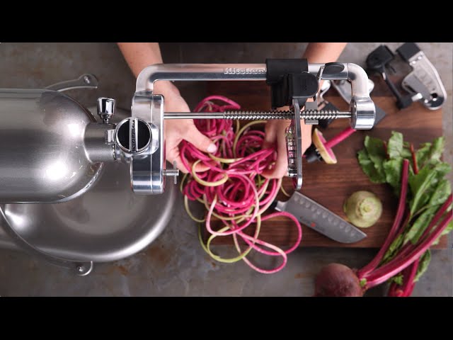 KitchenAid Spiralizer Attachment with Peel, Core & Slice on QVC