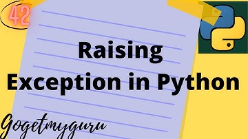 #42 Raising exception in python | Gogetmyguru