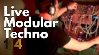 Live Modular Techno 114 | Hard Techno Dawless Jam with Make Noise, Intellijel, Erica Synths, Instruo
