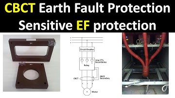 Sensitive Earth Fault Protection/CBCT/ Core balance Current Transformer