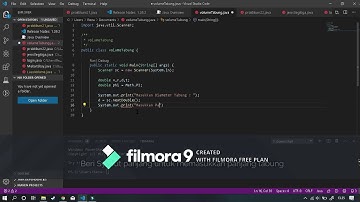 Program dasar java rumus menghitung volume tabung