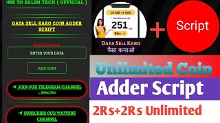Data Sell Karo App Unlimited Coin Adder Script | Data Sell Karo App | Data Sell Karo App Script screenshot 5