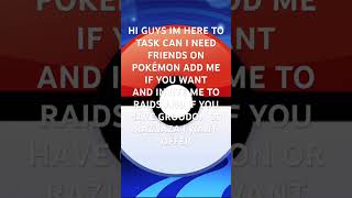 Name RindertPokemon Code 8624 1514 7688. Hope poeple add me 😁