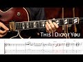 This I Dig of You solo jazz guitar tab - chord melody - Hank Mobley