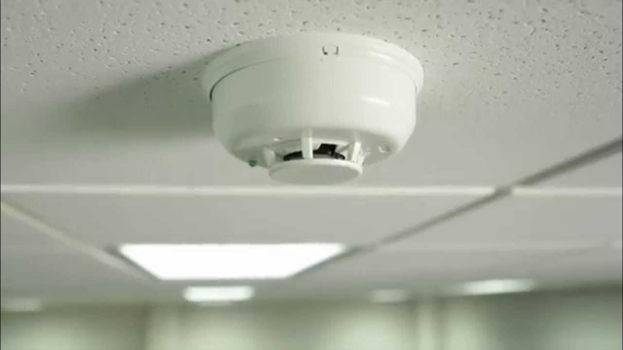 Как снять пожарный извещатель с потолка 1164 Wireless Commercial Smoke Detector w/ Synchronized Sounders - Programming &