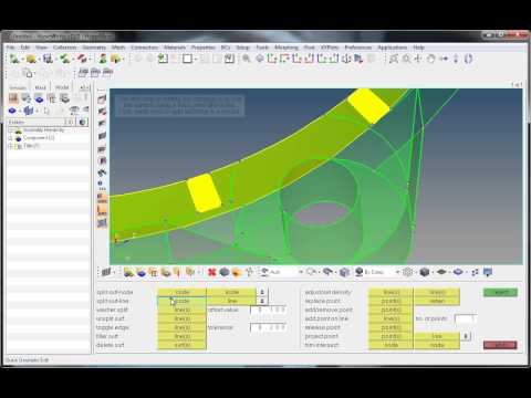 Hexahedral meshing of a gear - part 2