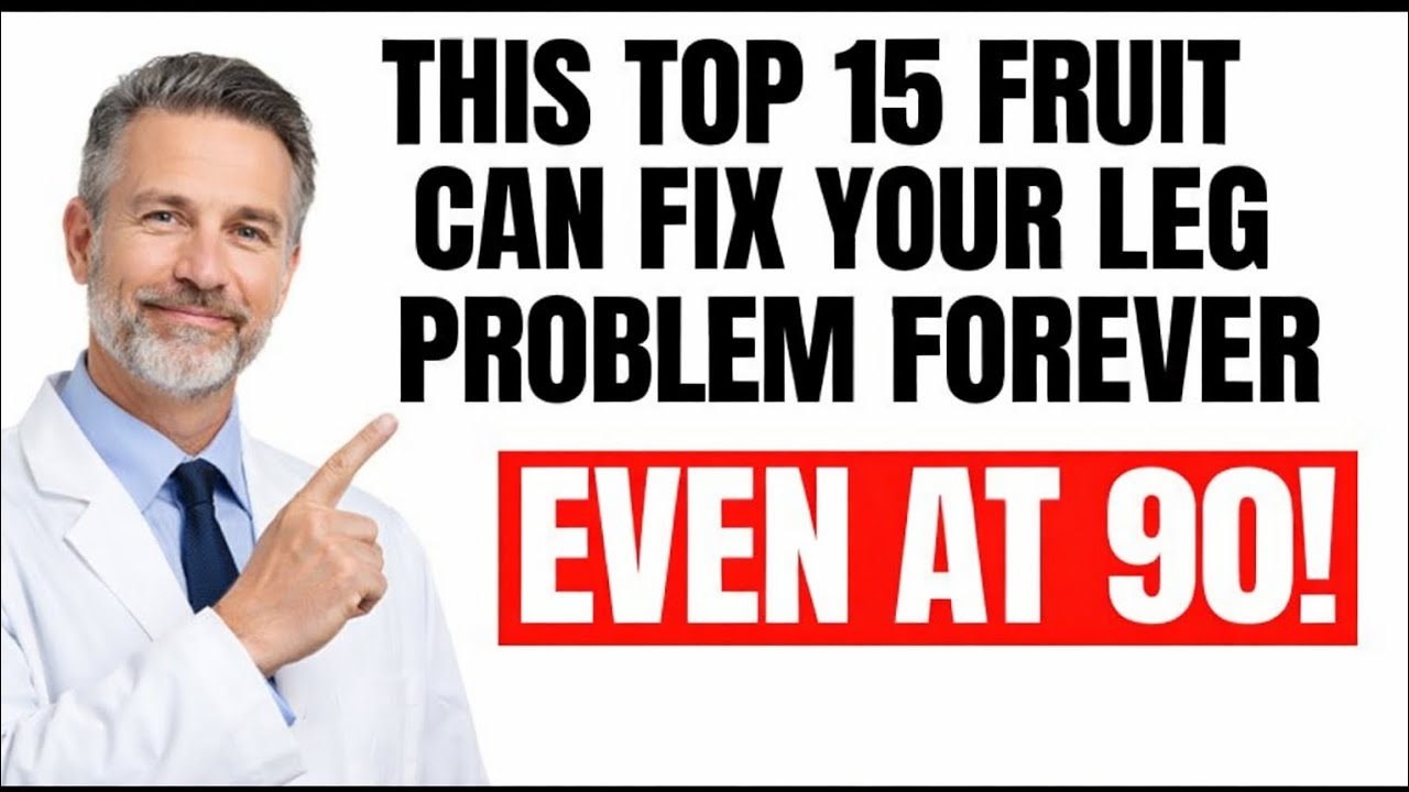 Top 15 Fruits That Fix Leg Pain, Weakness & Joint Problems Naturally | Even at 90