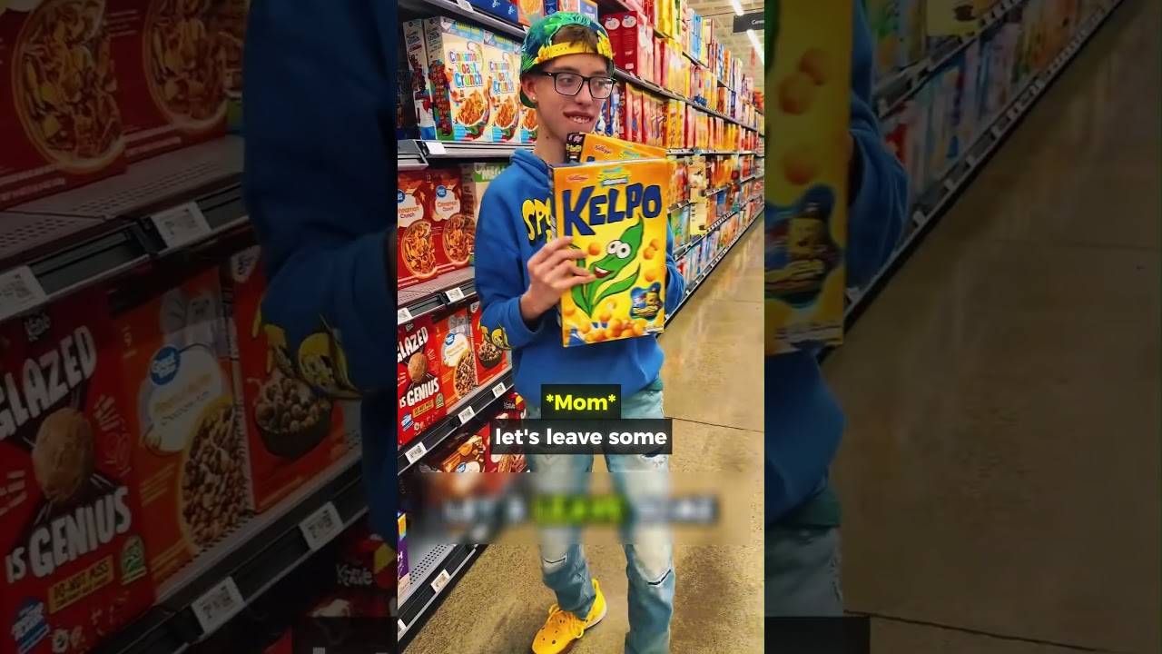 Wholesome Reaction to Finding Cereal! ✨🛒