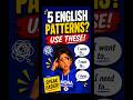 Use These 5 English Patterns | Speak English With Simple Sentences #englishspeakingpractice