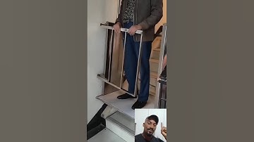 Sistema incrível pra subir e descer escada. #shorts