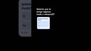 que pasaría si le pusiera mods #minecraft #xd #lol