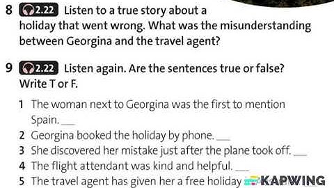 Solutions Pre-Intermediate 3rd edition - Unit 6C - ex. 8 & 9 (2.22)