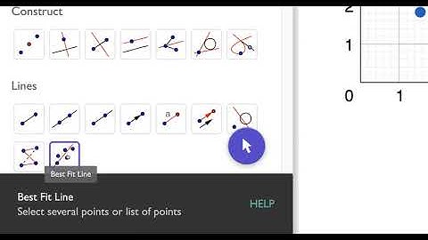 How to Format Multiple Objects Simultaneously in GeoGebra & How to EASILY Create a Line of Best Fit