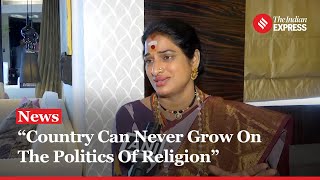 BJP Hyderabad Candidate Madhavi Latha Denounces 'Politics Of Religion' | Lok Sabha Election 2024