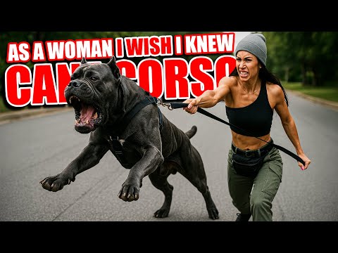 As a Woman I Wish I Knew This BEFORE Getting a Cane Corso