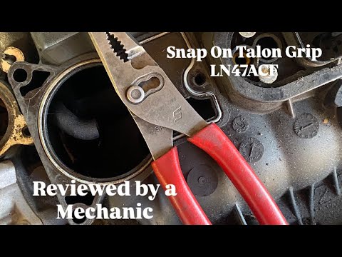 Snap on Talon Grip Long Nose Slip Joint Pliers Reviewed by a Mechanic ...