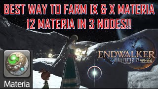 Final Fantasy XIV - Best Way to Farm Grade IX & X Gatherer Materia