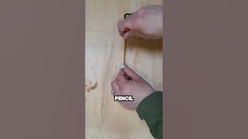 Mark a Circle with a Tape Measure: Easy DIY Hack! #diy #woodworkingtoolguide #measuringtape
