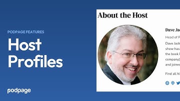 Adding Host Profiles to Your Podpage