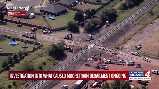 Investigation into what caused Moore train derailment ongoing