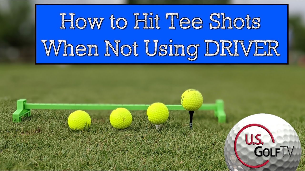 How to Tee Off When NOT Using Driver (Tee Height and Golf Ball Position) 