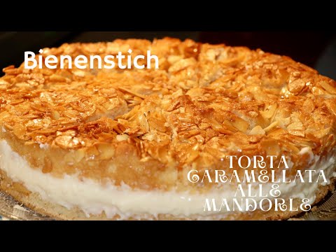 Bienenstich- torta alle mandorle caramellate golosa