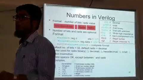 Verilog Syntax   Signals, Numbers and Data Types