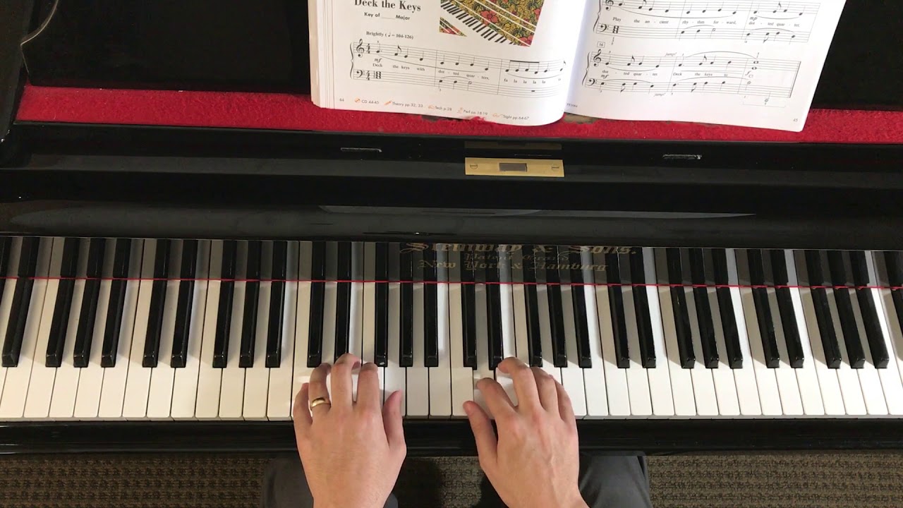 Deck the Keys - Piano Adventures Level 2B Lesson Book - YouTube