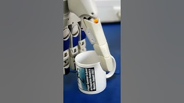DLR-HIT Robot Hand lifting a cup, IAS @ TUM