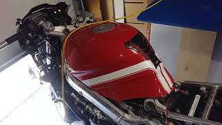 VFR750 - first run with TBR header