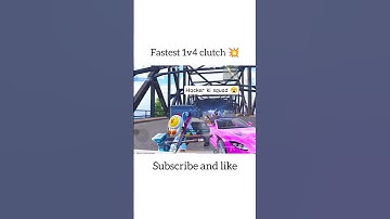 Fastest 1v4 clutch💥#bgmi #shorts #clutch #pubgmobile #1vs4 #shortsfeed #trending #viral