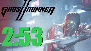 Ghostrunner 2 Elevator Maintenance In 2:53.74