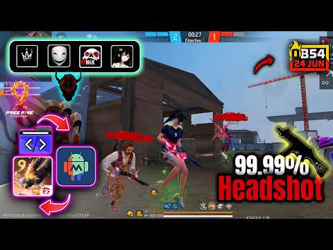 OB54 Free Fire New Android Macro 📱 Tutorial  | Shadow RocketNew Headshot Macro Script 📂
