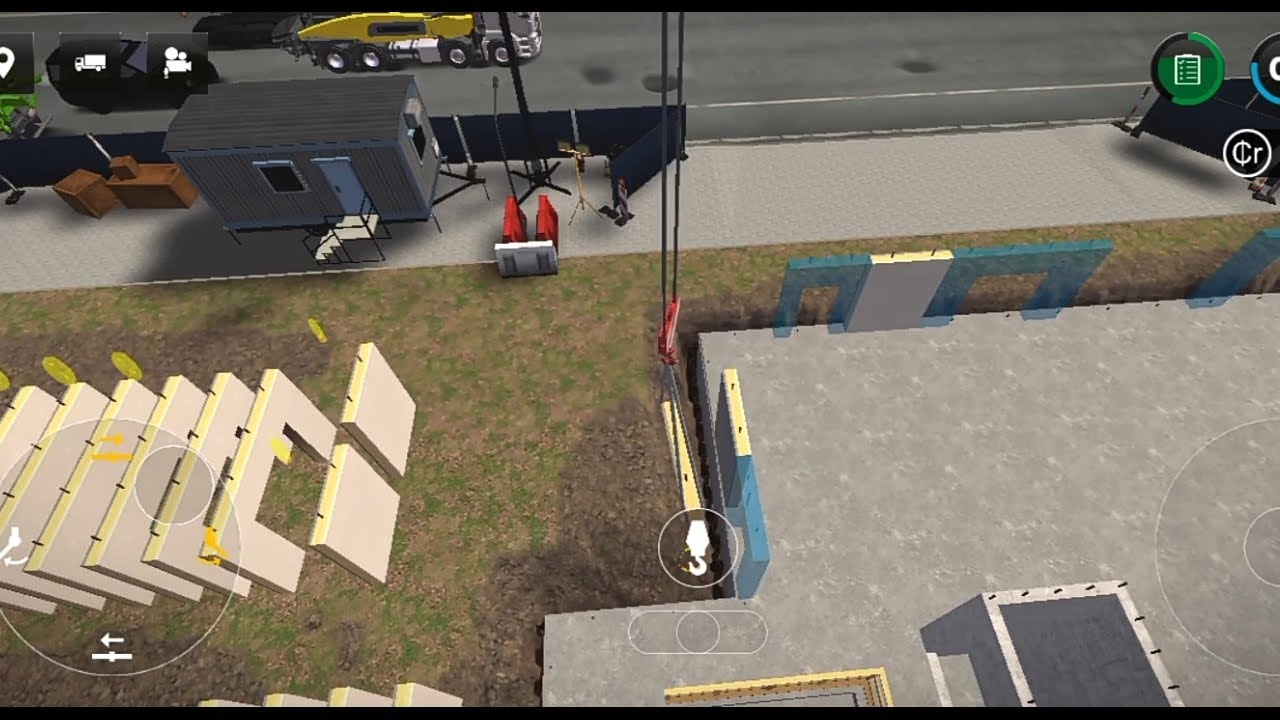 construction simulator 3 -prefab concrete wall Element