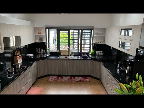 Video Kho Tư liệu Xây dựng - Tủ bếp hình chữ U rộng rãi,... - youtube