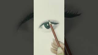 اسهل طريقة لرسم العين بالخطوات | How to draw realistic eyes step by step