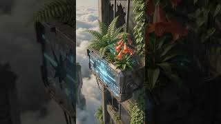 What if nature took over a floating city? #architecture #travel #aesthetic
