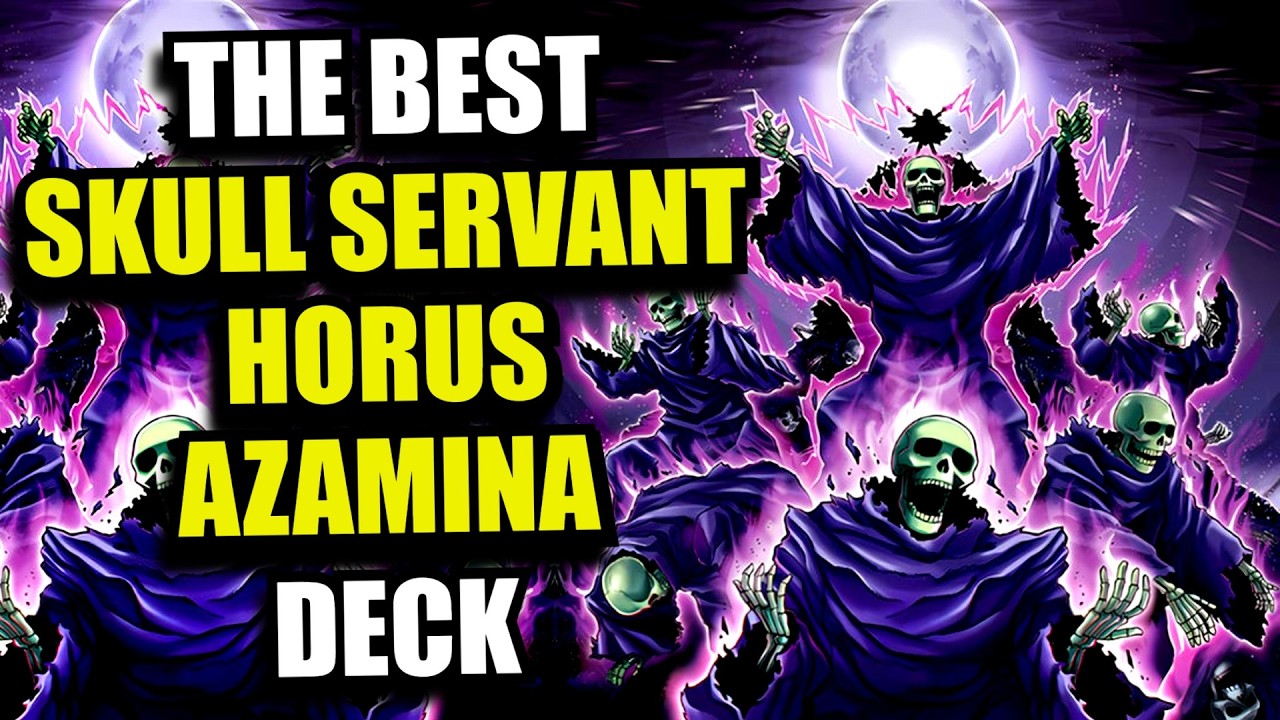 Yu-Gi-Oh! The BEST Skull Servant Horus Azamina Deck Profile! - August 2025
