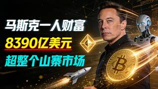马斯克一个人的财富超过整个山寨币市场！马斯克用8390亿重新定义“富可敌国” | 马斯克最新消息