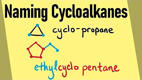 Naming Cycloalkanes | Organic Chem