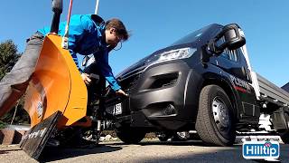 Citroen Jumper mit HILLTIP Snowstriker als Winterdienstfahrzeug
