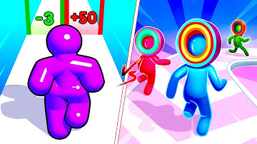 Tall Man Run vs Layer Man 3D 🦵📏🧱💥 Max Levels Gameplay Walkthrough (Android/iOS) TGH5RF