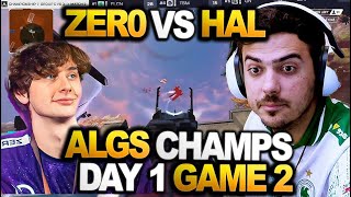 Imperialhal Vs Zer0 In Algs Champs Day 1 Last 2 Squads In Game 2