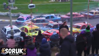 2L Saloon Stock Cars - Meeting Highlights (Skegness - 3/3/24)