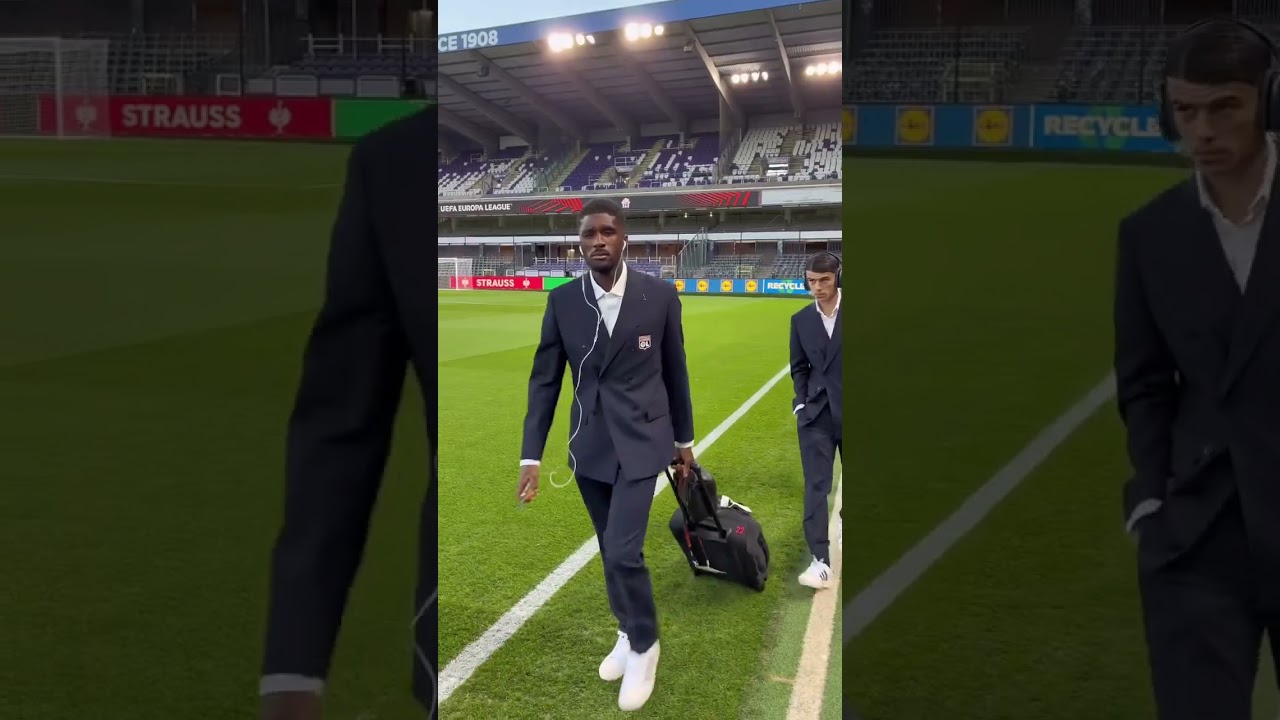 🤵‍♂️L’arrivée de nos Gones, avec classe #olympiquelyonnais #ol #football #europaleague