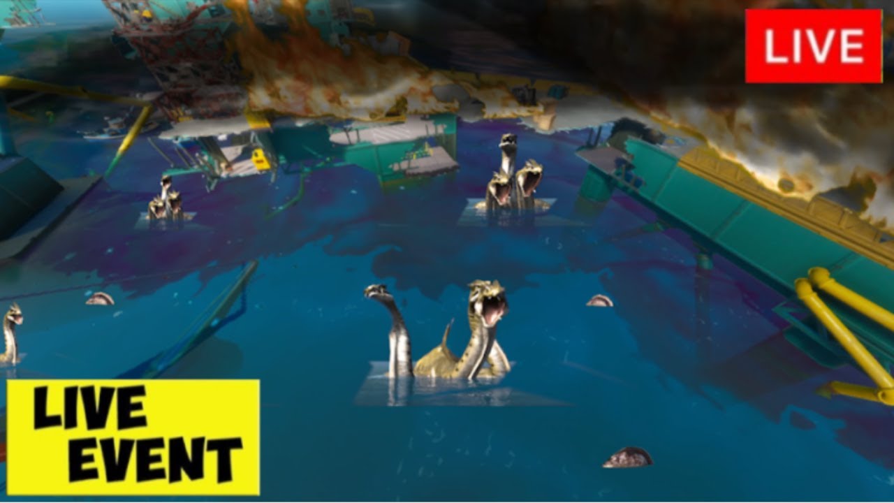 Fortnite OIL RIG & KRAKEN EVENT (FULL) - YouTube