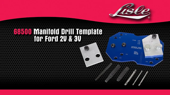 Lisle 68500 Manifold Drill Template for Ford 2V & 3V