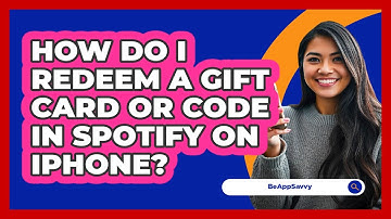 How do I redeem a gift card or code in Spotify on iPhone? - Be App Savvy