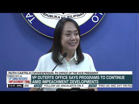 Senate Vote On VP Sara Duterte Impeachment Trial An ABS CBN News Special Live Coverage
